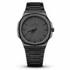 Daniel Powter Made in England Men's Stainless Steel Quartz Watch – Silver