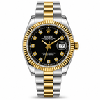 Rolex Semi-Automatic Men's Stainless Steel Date Watch – Silver