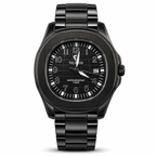 Ticarto T-2825 Men's Quartz Watch with Working Date & Stainless Steel Design – Silver